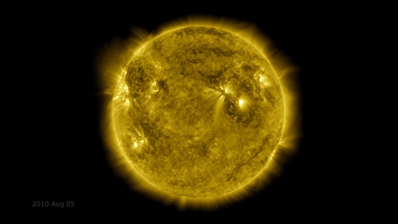 Vídeo da Nasa mostra dez anos de atividade do Sol. Foto: Reprodução Youtube