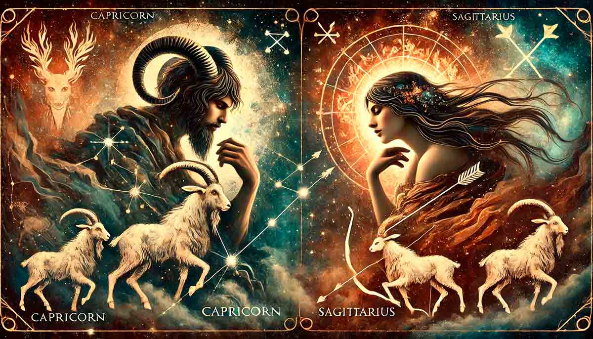 Combination of Signs – Capricorn and Sagittarius. Illustration: Signo.net.br