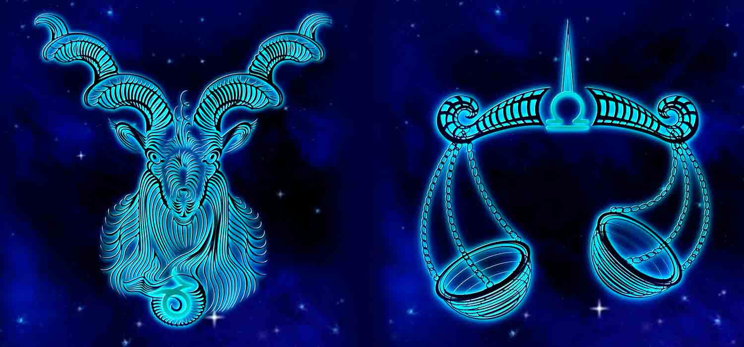 星座组合 - 摩羯座和天秤座。照片：Pixabay