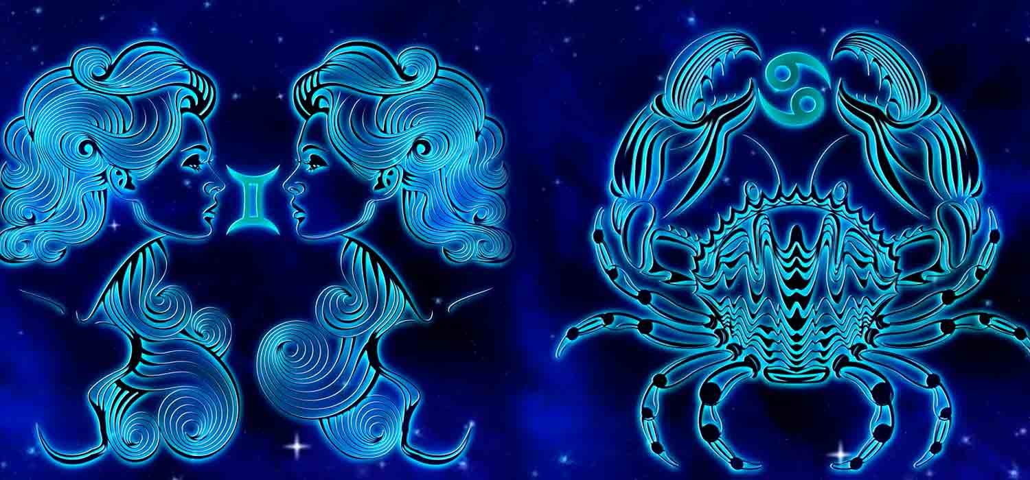 Kombination af stjernetegn – Tvilling og Krebs. Foto: Pixabay
