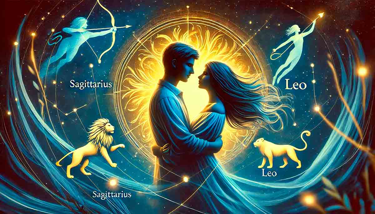 Ilustrasi: Signo.net.br. Kombinasi Tanda Zodiak – Sagitarius dan Leo