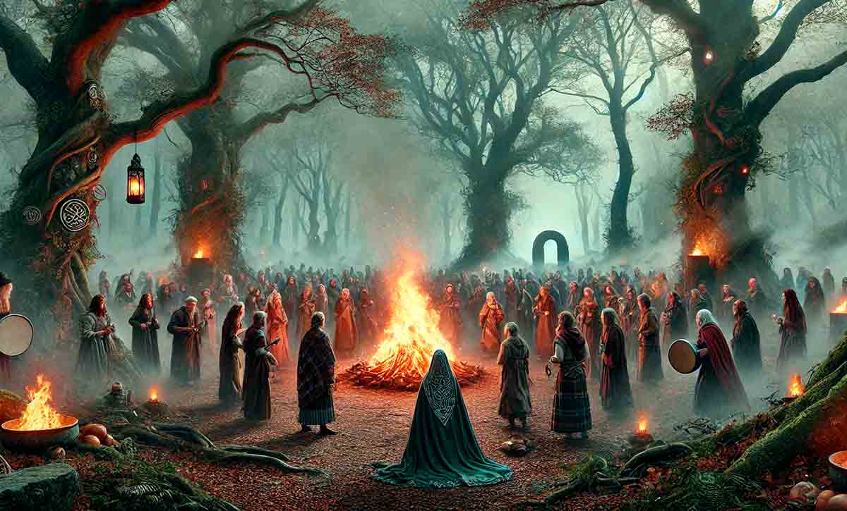 The Hidden Roots of Halloween: The Influence of the Ancient Celtic Festival Samhain. Illustration: signo.net.br