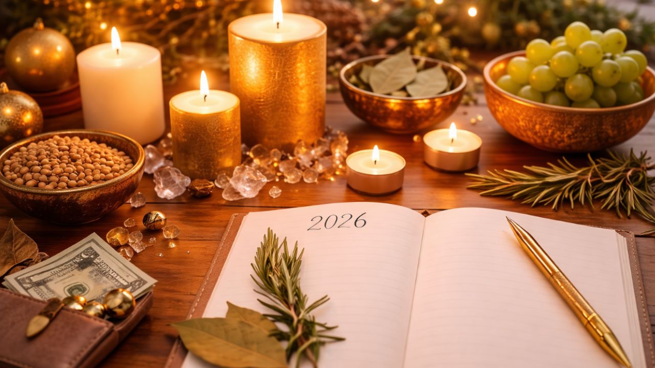 Rituais do dia 31/12 para abrir caminhos e começar 2026 com a energia certa